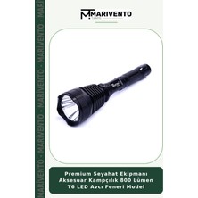 Premium Seyahat Ekipmanı Aksesuar Kampçılık 800 Lümen T6 LED Avcı Feneri Model