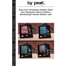 Özel Seri Arkadaşa Hediye Özel Gün Hediyesi Hatıra Defteri Mürekkepli Kalem Defter Seti