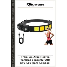 Premium Araç Hediye Tamirat Sensörlü Cob Xpg LED Kafa Lambası