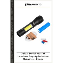 Delux Serisi Mutfak Lambası Cep Aydınlatma Mıknatıslı Fener