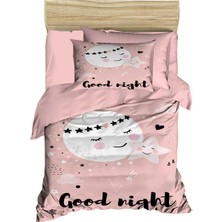 Mira Home Yenidoğan Kız Bebek Nevresim Takımı %100 Pamuklu Good Night