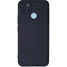 Efnaz Style Realme C25Y Kılıf Nano Içi Kadife Silikon - Lacivert