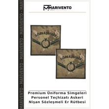 Premium Üniforma Simgeleri Personel Teçhizatı Askeri Nişan Sözleşmeli Er Rütbesi