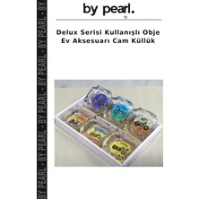Delux Serisi Kullanışlı Obje Ev Aksesuarı Cam Küllük