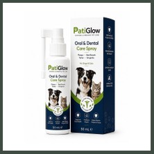 Pati Glow Patiglow Kedi ve Köpek Ağız ve Diş Bakım Spreyi 50 ml Nhr