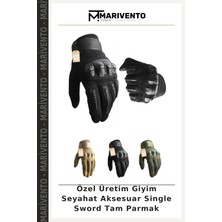 Özel Üretim Giyim Seyahat Aksesuar Single Sword Tam Parmak