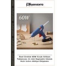 Özel Üretim 60W Sıcak Silikon Tabancası 11 mm Kapsamlı Çözüm Hızlı Isıtıcı Atölye Ekipmanı