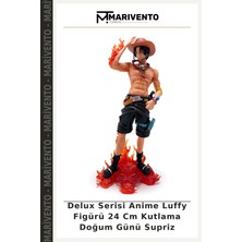 Delux Serisi Anime Luffy Figürü 24 cm Kutlama Doğum Günü Supriz