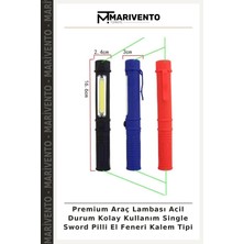 Premium Araç Lambası Acil Durum Kolay Kullanım Single Sword Pilli El Feneri Kalem Tipi