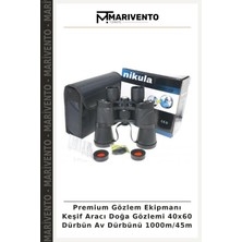 Premium Gözlem Ekipmanı Keşif Aracı Doğa Gözlemi 40X60 Dürbün Av Dürbünü 1000M/45M