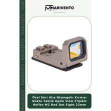 Özel Seri Atış Nişangahı Kırmızı Nokta Taktik Optik Vism Flipdot Reflex M2 Red Dot Sight 22MM