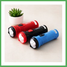 Astraltech Şarjlı Tek LED El Feneri 0.5W Uzun Menzil Bezoss