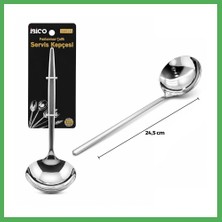 Astraltech Krom Metal Servis Kepçe 24.5 cm Bezoss