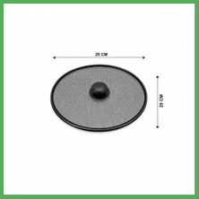 Astraltech Yağ Sıçratmaz Tel Kapak Kulplu Metal Çerçeve 25 cm Bezoss