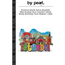 Premium Küçük Hatıra Nostaljik Obje Seyahat Anısı Istanbul Temalı Ahşap Buzdolapı Süsü Magnet 1 Adet