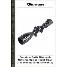 Premium Optik Nişangah Netleme Optiği Hedef Odak 3-9X50AOEG Tüfek Dürbün(B)
