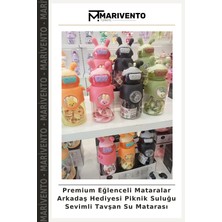 Premium Eğlenceli Mataralar Arkadaş Hediyesi Piknik Suluğu Sevimli Tavşan Su Matarası