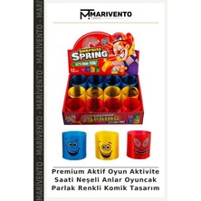 Premium Aktif Oyun Aktivite Saati Neşeli Anlar Oyuncak Parlak Renkli Komik Tasarım