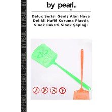 Delux Serisi Geniş Alan Hava Delikli Hafif Koruma Plastik Sinek Raketi Sinek Şaplağı