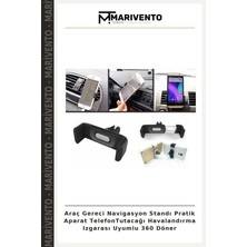 Araç Gereci Navigasyon Standı Pratik Aparat Telefontutacağı Havalandırma Izgarası Uyumlu 360 Döner