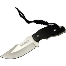 Yakup Tokatlı Moda Ytm Crkt Civet 2805 Wy Tırtıklı Kamp Bıçak 18 cm - Plastik Sap, Kılıflı, Ipli