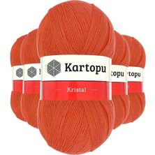 Yakup Tokatlı Moda Ytm 5 Adet Kristal Çift Katlı El Örgü Lif Ipi Narenciye K1212