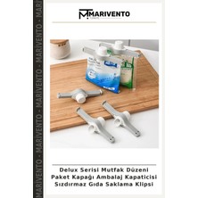 Delux Serisi Mutfak Düzeni Paket Kapağı Ambalaj Kapaticisi Sızdırmaz Gıda Saklama Klipsi