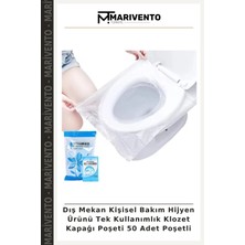 Dış Mekan Kişisel Bakım Hijyen Ürünü Tek Kullanımlık Klozet Kapağı Poşeti 50 Adet Poşetli