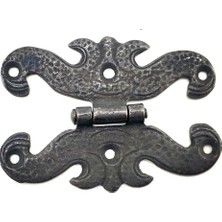Yakup Tokatlı Moda Ytm Antika Tarz Dekoratif Pirinç Kelebek Menteşe - 63X45 Mm, Oksit