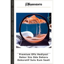 Premium Ofis Hediyesi Dekor Süs Oda Dekoru Dekoratif Sulu Kum Saati