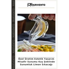 Özel Üretim Estetik Tasarım Misafir Sunumu Kuş Şeklinde Sunumluk Limon Sıkacağı