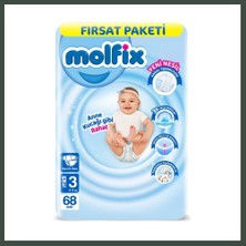 Bezos Bebek Bezi Fırsat Paketi 3 Beden 4-9 kg 68 Adet Nhr