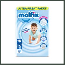 Bezos Bebek Bezi Ultra Fırsat Paketi 5 Beden 11-18 kg 78 Adet Nhr