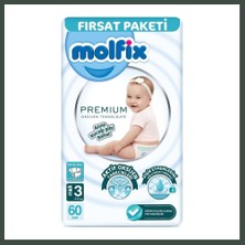 Bezos Premium Bebek Bezi Fırsat Paketi 3 Beden 4-9 kg 60 Adet Nhr