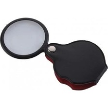 Mudanis Ykm 5X50MMMINI Büyüteç,cepte Taşınan,optik Lens Katlanabilir Deri KAPLAMAXX1051