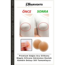 Premium Göğüs Ucu Silikonu Nipple Silicone Görünmez Destek Kombin Detayı Stil Tamamlayıcı