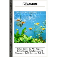 Delux Serisi Su Altı Kepçesi Balık Kepçe Yakalama Aleti Akvaryum Balık Kepçesi 7.5 Cm.