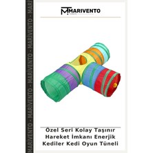 Özel Seri Kolay Taşınır Hareket Imkanı Enerjik Kediler Kedi Oyun Tüneli