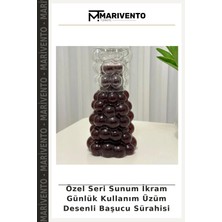 Özel Seri Sunum Ikram Günlük Kullanım Üzüm Desenli Başucu Sürahisi