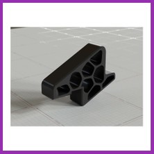 Salmore 3D Baskı Pencere ve Balkon Kapısı Stoperi Ray Kilitli Kapı Takozu Rüzgar Engelleyici Pencere Tutucu - Siyah Bty