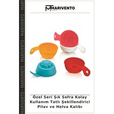 Özel Seri Şık Sofra Kolay Kullanım Tatlı Şekillendirici Pilav ve Helva Kalıbı