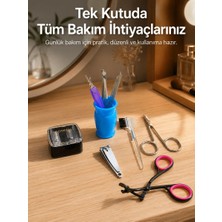 Yakup Tokatlı Moda Ytm Ev Tipi Manikür Seti Cımbız Tırnak Makası Kaş Makası Bakım Kiti