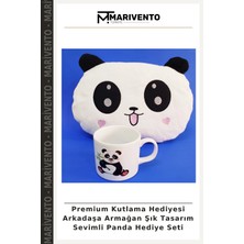 Premium Kutlama Hediyesi Arkadaşa Armağan Şık Tasarım Sevimli Panda Hediye Seti