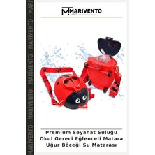 Premium Seyahat Suluğu Okul Gereci Eğlenceli Matara Uğur Böceği Su Matarası