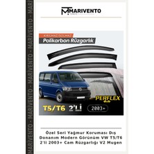 Özel Seri Yağmur Koruması Dış Donanım Modern Görünüm Vw T5/t6 2'li 2003+ Cam Rüzgarlığı V2 Mugen