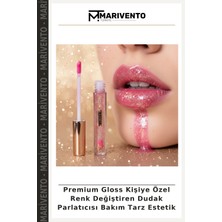 Premium Gloss Kişiye Özel Renk Değiştiren Dudak Parlatıcısı Bakım Tarz Estetik
