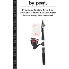 Premium Çantalı Orta Boy Olta Seti Takımı Kıyı Avı Hafif Takım Kamp Malzemeleri