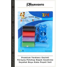 Premium Yardımcı Gezinti Yürüyüş Petshop Köpek Gezdirme Seyahat Boyu Kaka Poşeti Seti