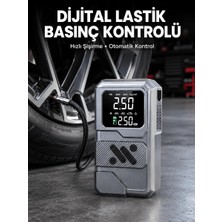 Astraltech Ytm 12.000 Mah Akü Takviye Destekli LED Işıklı Araç Kompresörü