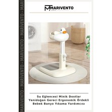 Su Eğlencesi Minik Dostlar Yenidoğan Gereci Ergonomik Ördekli Bebek Banyo Yıkama Yardımcısı